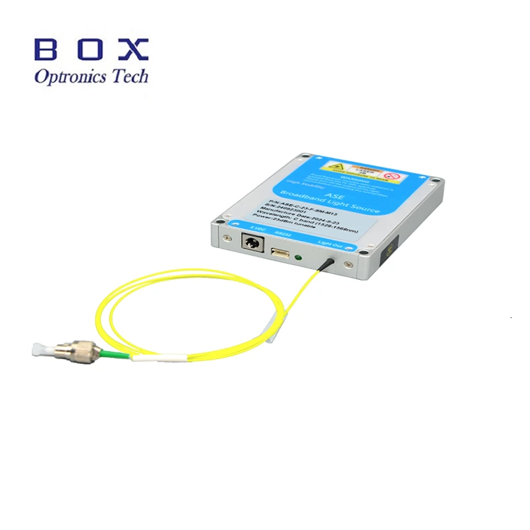 Fonte luminosa a banda larga economica ASE C-banda per il suono delle fibre